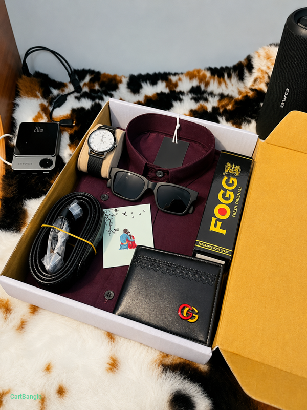 Exclusive Men's Shirt Gift Combo Box