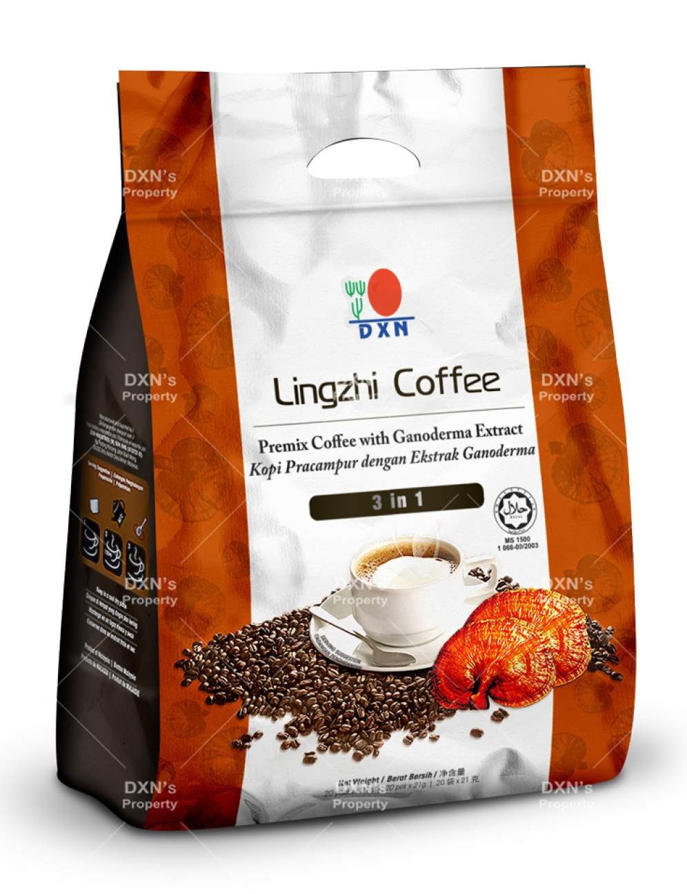DXN LINGZHI COFFEE 3 IN 1