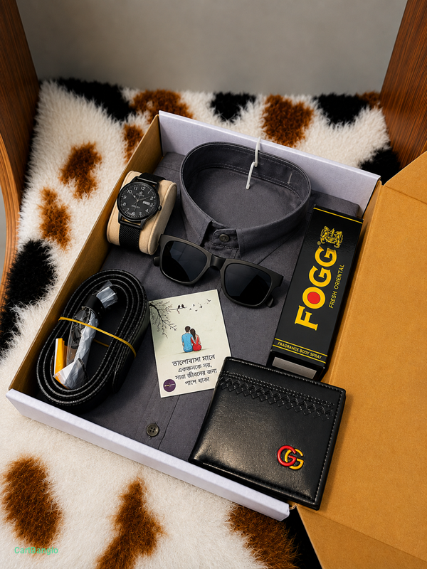 Exclusive Men's Shirt Gift Combo Box