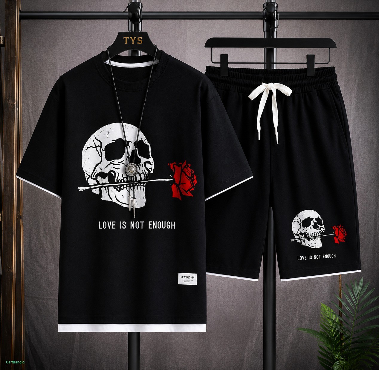 Men's Mesh T-Shirt & Short Pant Set