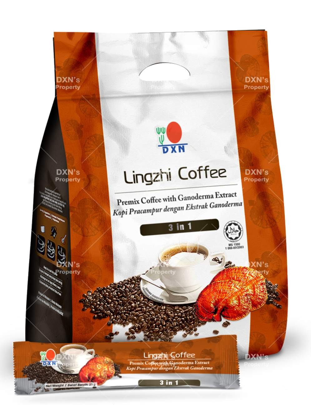 DXN LINGZHI COFFEE 3 IN 1